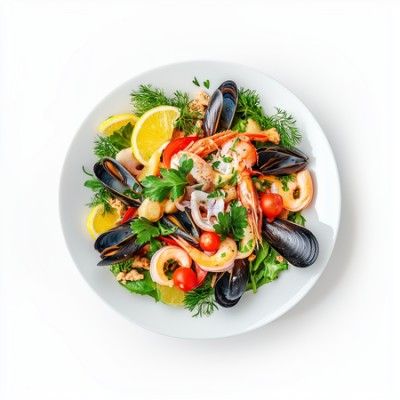 Фирменное блюдо Морской гриль прованс - купить в Большом Татарском Караево